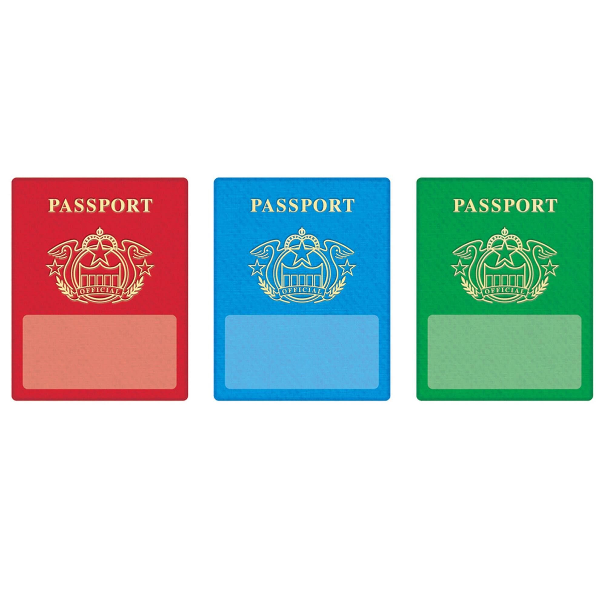 TREND Enterprises® Passports Classic Accents® Variety Pack, 3 Packs of 36